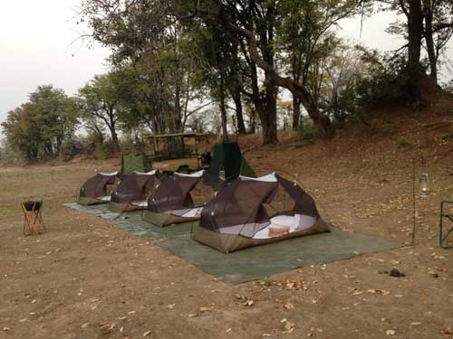 John's Camp sleep out - Mana Pools Zimbabwe